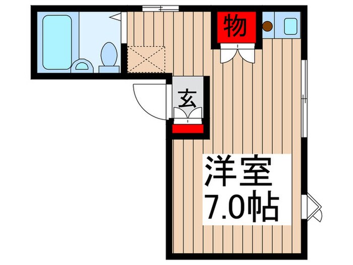 ハイツ若草の物件間取画像