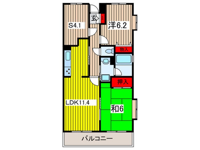 スターコート北浦和の物件間取画像