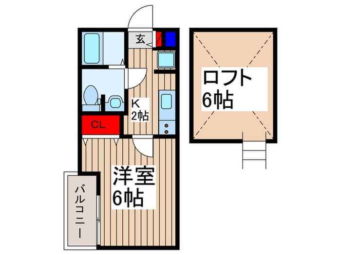 エクセラン柳瀬川の物件間取画像