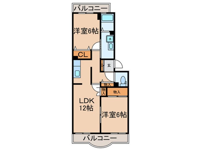 物件間取画像