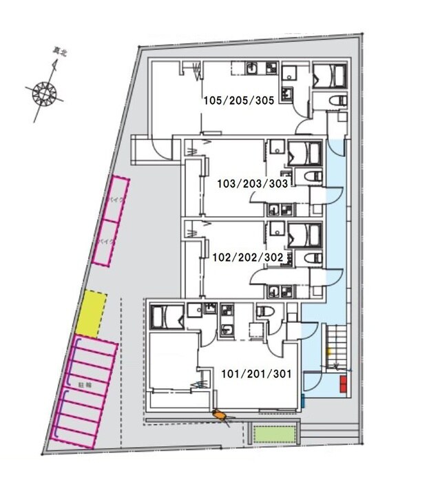 CRASTINE植竹町の物件外観写真