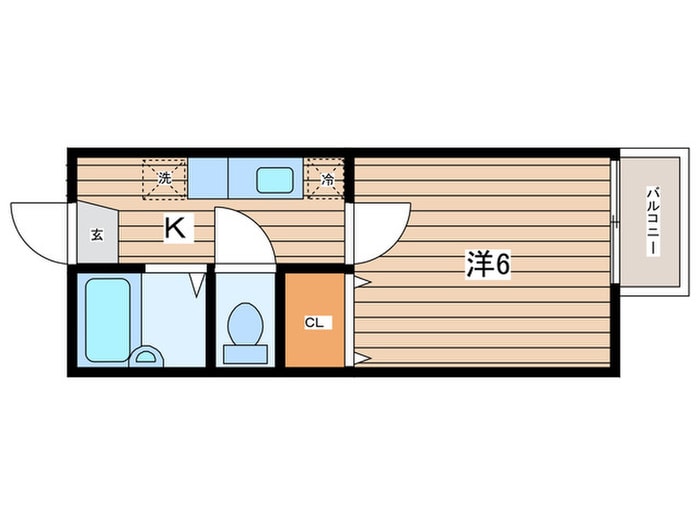 フォレストハウスの物件間取画像