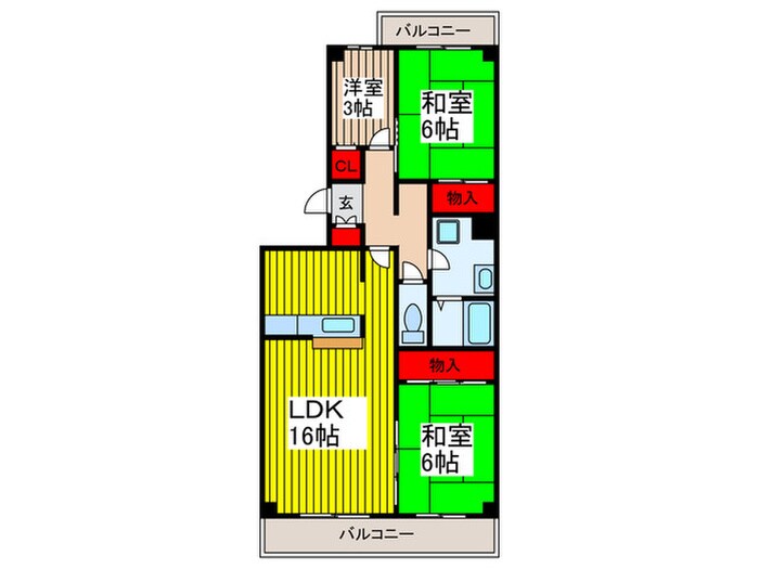 ARCH北浦和の物件間取画像