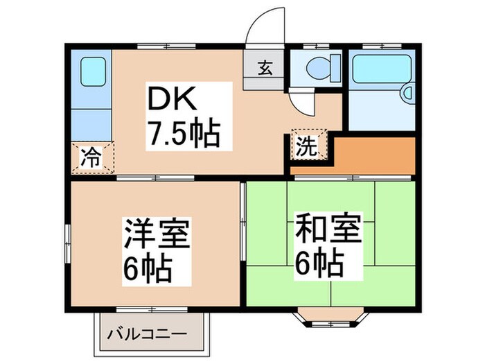 エスポワールの物件間取画像