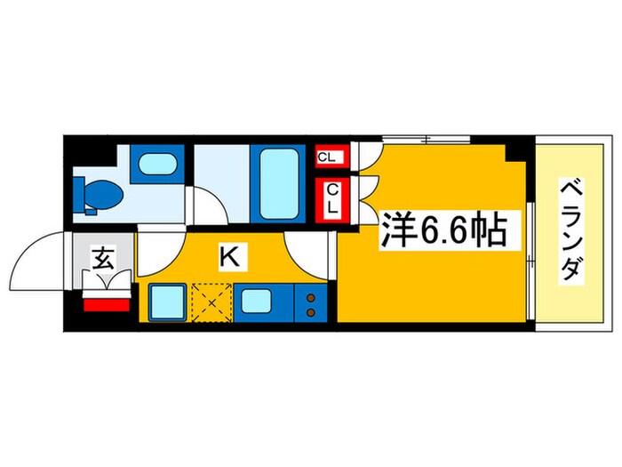 ブランシエスタ浦安の物件間取画像