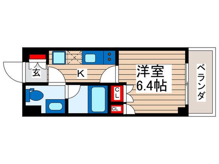 ブランシエスタ浦安の物件間取画像