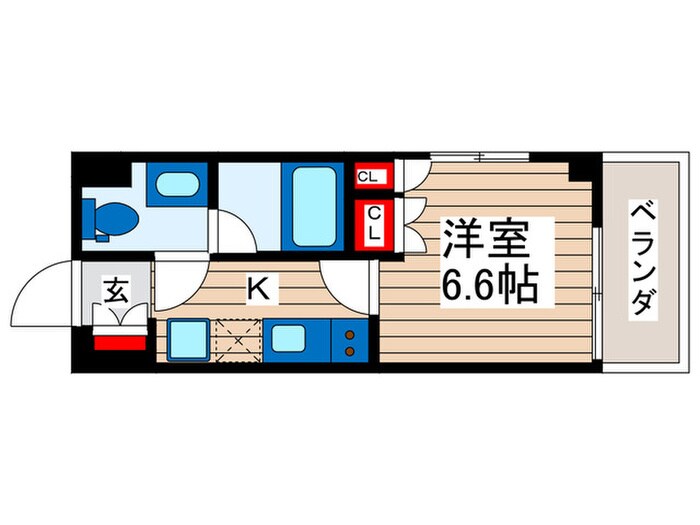 ブランシエスタ浦安の物件間取画像