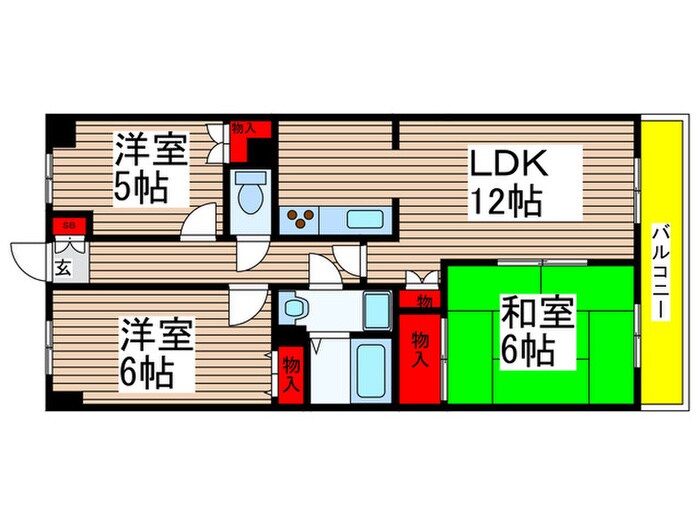 ヴィクトワ－ルワコ－の物件間取画像