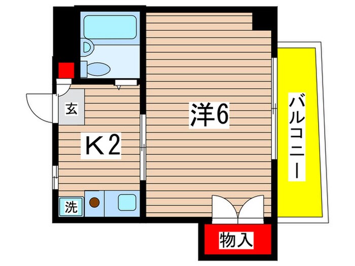 ルミエールたちばなの物件間取画像