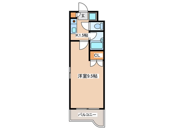 プランド－ルＫの物件間取画像