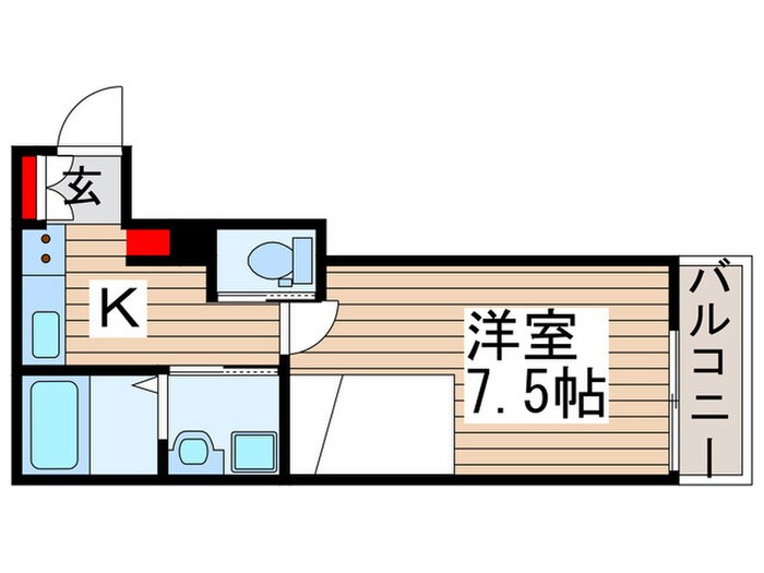 ウインドテラス柏の物件間取画像