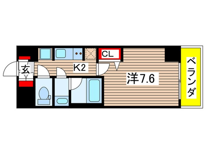 リビオメゾン南砂町の物件間取画像