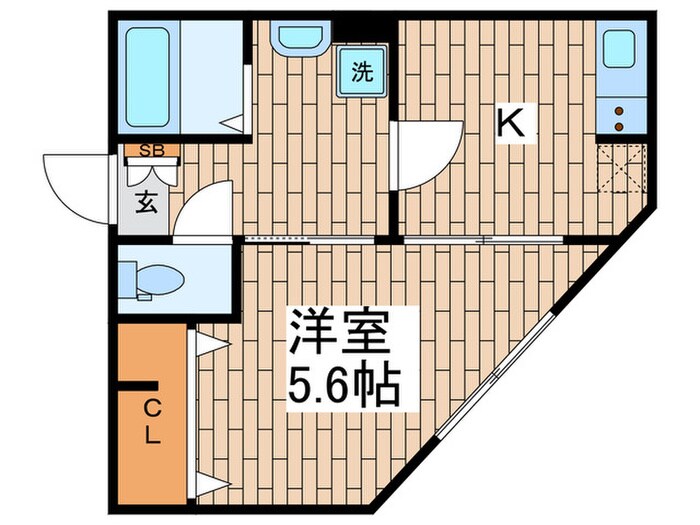 エスメラルダ大森の物件間取画像