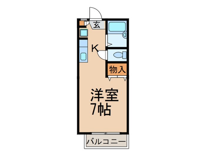 サニ－コ－トＡの物件間取画像