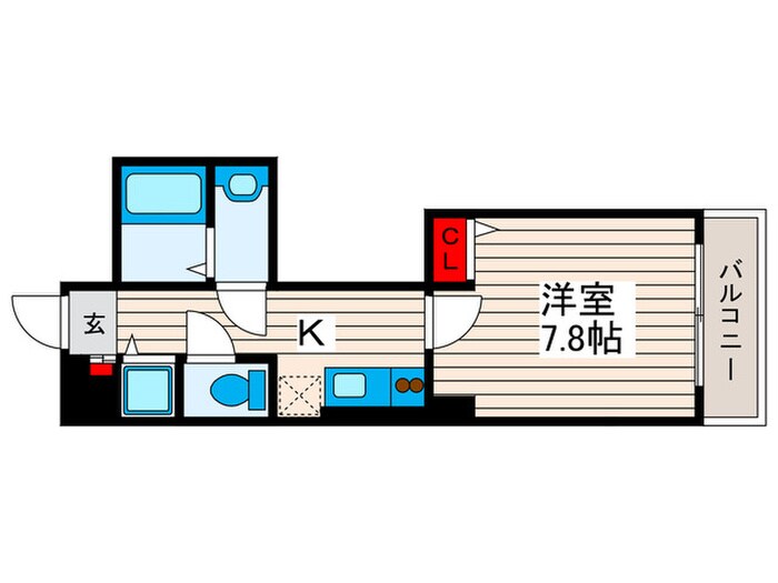 ヴェルドミ－ルの物件間取画像