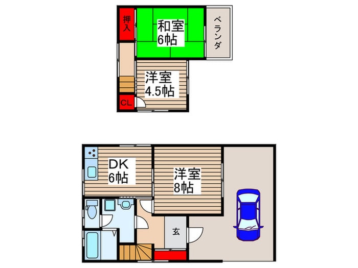 物件間取画像