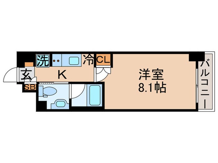 プライマル勝どきの物件間取画像