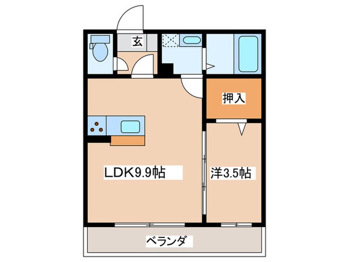 ティーロワ湘南の物件間取画像