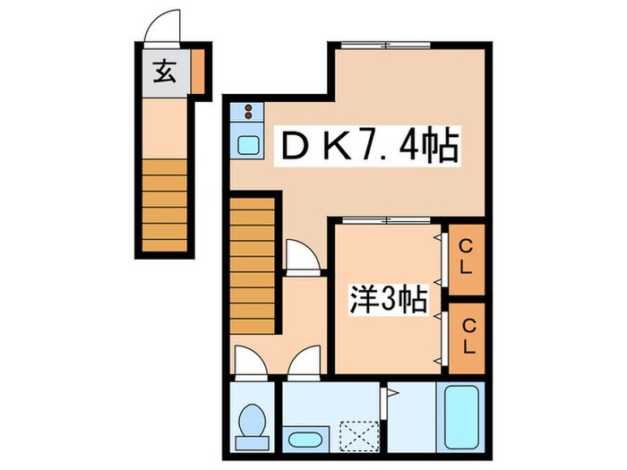 ガレット瑞江の物件間取画像