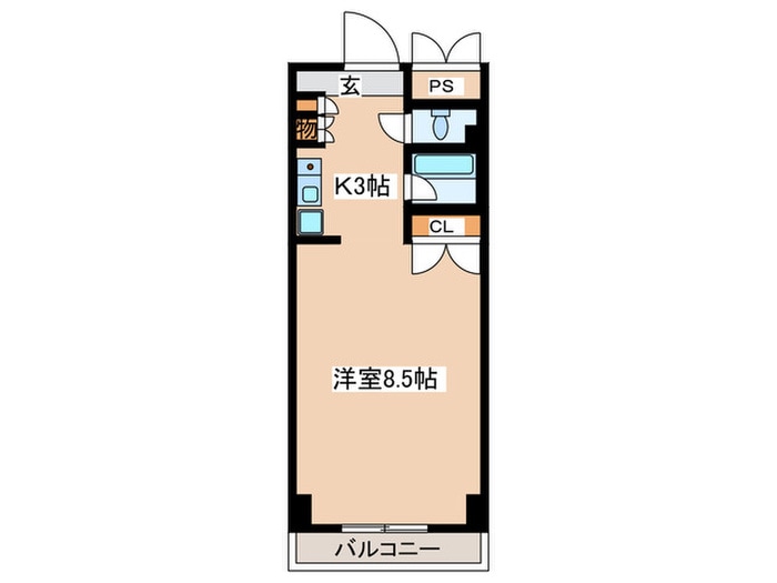 エクセル東小金井の物件間取画像