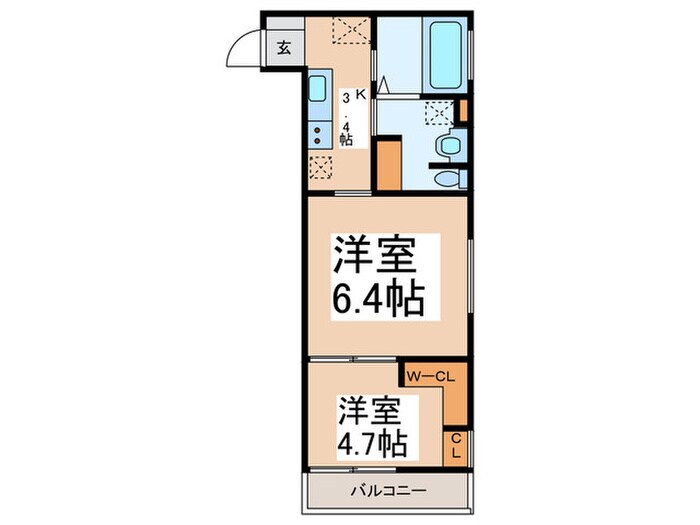 Chanter 南町田の物件間取画像