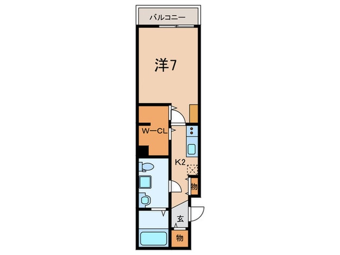 ルノン北糀谷の物件間取画像