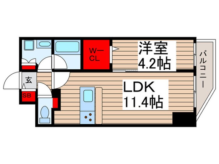 HF北千住レジデンスの物件間取画像