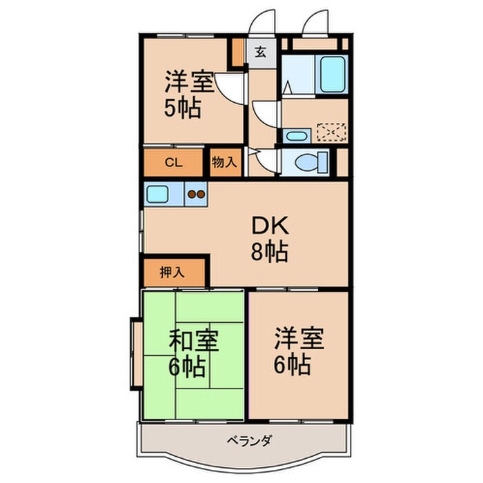 Ｓ ＳＱＵＡＲＥの物件間取画像