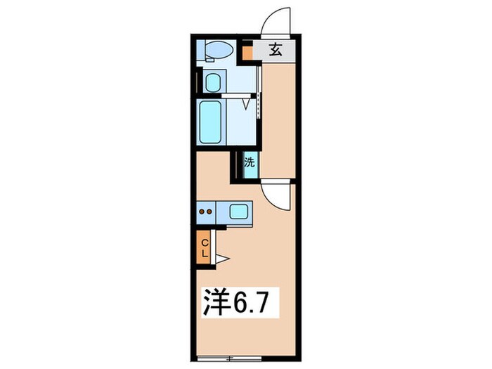 ベイルーム長後の物件間取画像