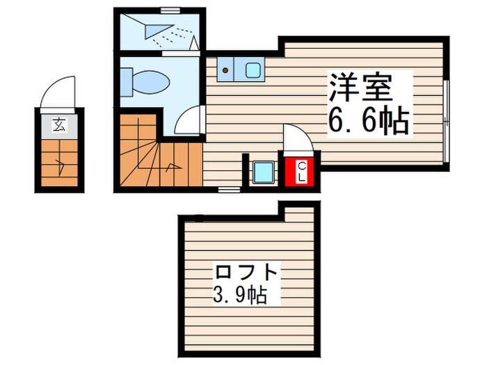 バーミープレイス葛西の物件間取画像