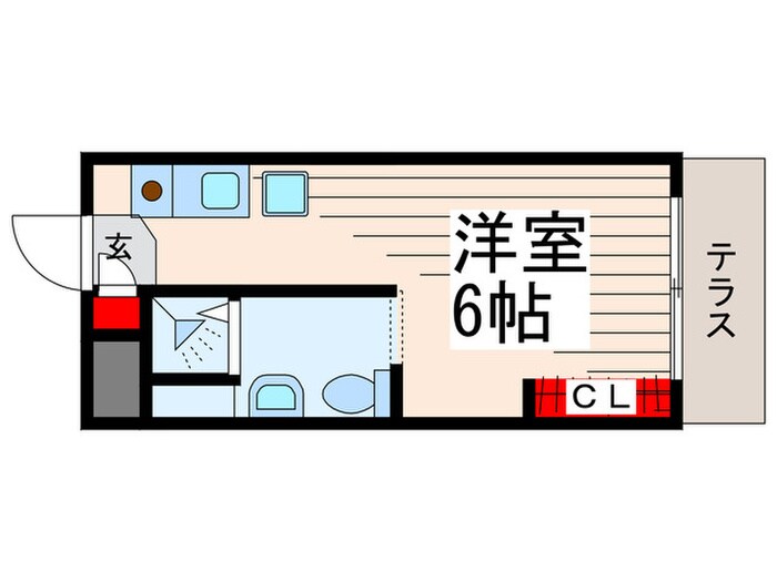 フローラ８の物件間取画像