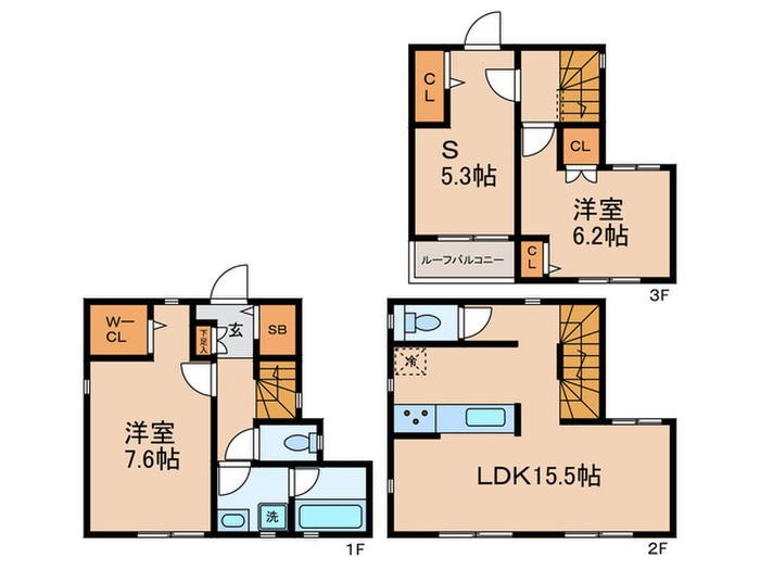 Kolet尾山台南#03の物件間取画像