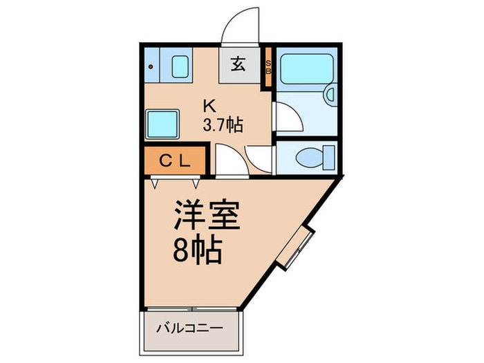 カインド・ヒルの物件間取画像