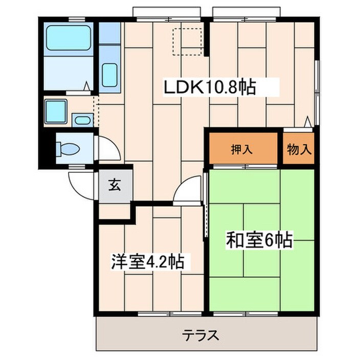 ギャラクシー舞岡の物件間取画像