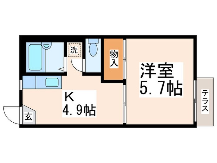 ルミネⅡの物件間取画像