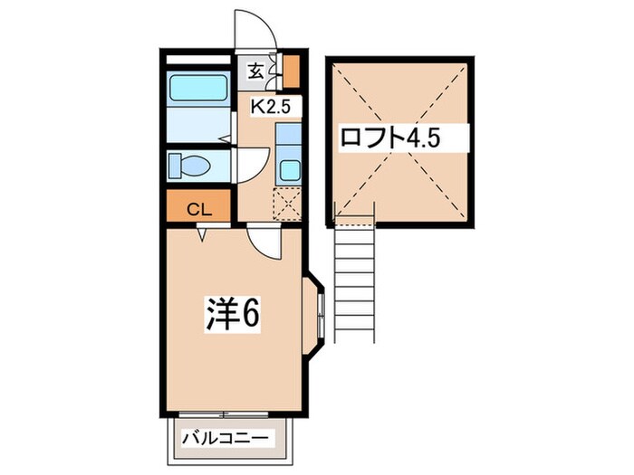 ペガサスＡの物件間取画像