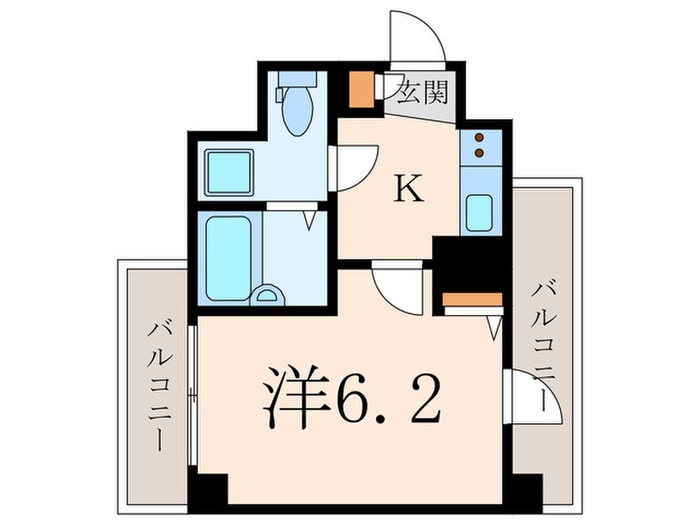 レジディア広尾Ⅱの物件間取画像