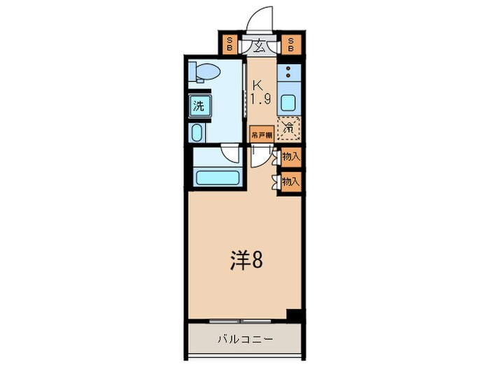 アジールコート西馬込の物件間取画像