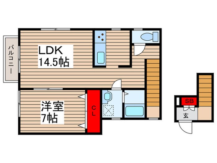 メゾン希Ⅲの物件間取画像