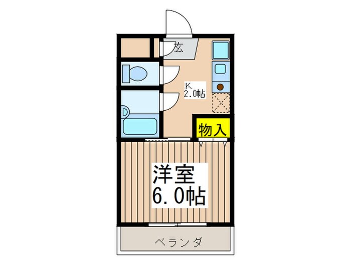 フェイム ドゥ ボウの物件間取画像