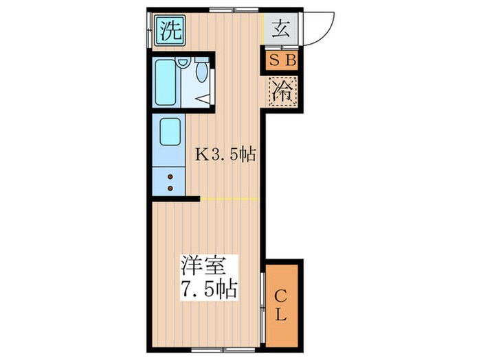 諸星荘の物件間取画像