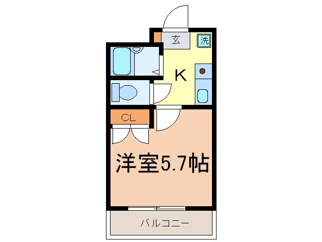 萬来ビル（４Ｆ）の物件間取画像
