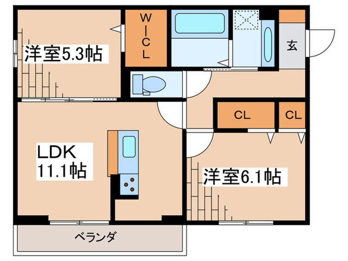 エリオント共和の物件間取画像