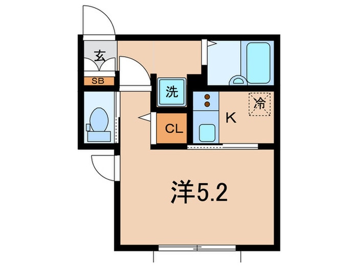 フリージア西小山の物件間取画像