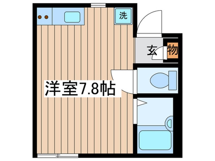 オメガパレスの物件間取画像