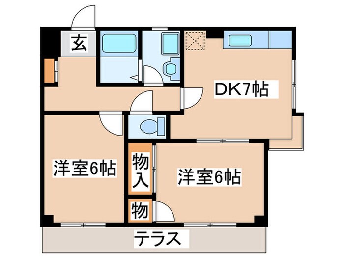 サンハイム白糸の物件間取画像