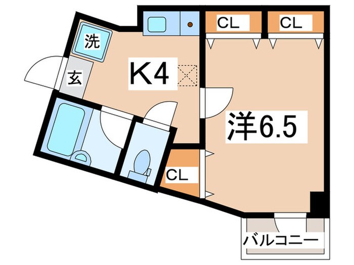 ル－ト大倉山マンションAの物件間取画像