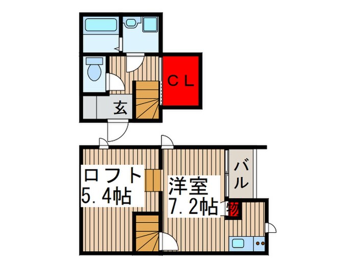 ＣＢ東宮原ハイトの物件間取画像