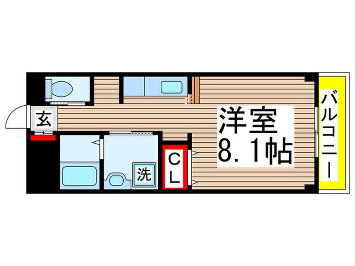 フラワー５号館の物件間取画像