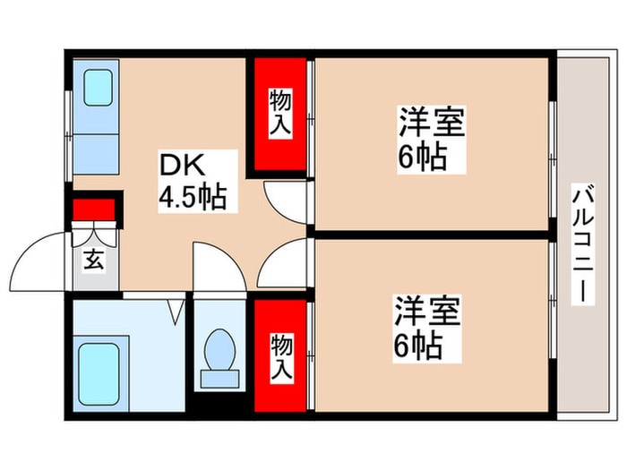 清和マンションの物件間取画像